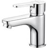 GRIFEMA Rubinetto Bagno Lavabo, Miscelatore Lavabo Bagno Monocomando(G3/8 Pollici), Cromo/Argento, G11003
