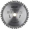 wolfcraft Lama per seghe circolari manuali TCT, serie marrone I 6732000 I Tagli rapidi, grossolani