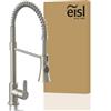 EISL NI183ESCRNI-LP-PR-A Bassa Pressione, Cucina con doccetta Estraibile, Rubinetto per lavello Girevole a 360°, Acciaio Inox, Niederdruck