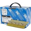 Tacwise 1120 Chiodi Inclinati a 34° 3,1/65 mm, Confezione da 2200 | Zincati Extra con Testa a 'D', Gambo Anellato, Fascicolati con Carta