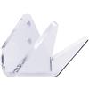 4boarder SKATLE 2.0 Montaggio a Parete a Parete per Skateboard, Longboard, pennyboard, Verticale, Orizzontale, Trasparente