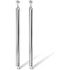 Bingfu Antenna Radio FM DAB Stilo Telescopica interni 7 Sezioni 74 cm Antenna Radiolina Ricambio per Radio Portatile Ricevitore AV Audio Vedio Casa, 2 Pacchi