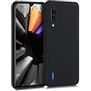 kwmobile Custodia Compatibile con Xiaomi Mi 9 Lite Cover - Back Case per Smartphone in Silicone TPU - Protezione Gommata - nero matt