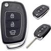 Custodia In Gomma Per Chiave Sostitutiva A 3 Pulsanti Per Hyundai Creta I20 I40 Tucson Elantra Santa~p146707371