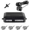 AOLEAD Sensori Parcheggio Auto Aolead Parcheggio Posteriore Kit 4 Sensori Radar con Suono di Allarme - Argento…