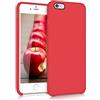 kwmobile Custodia Compatibile con Apple iPhone 6 Plus / 6S Plus Cover - Back Case per Smartphone in Silicone TPU - Protezione Gommata - rosso