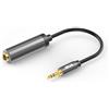 VCE Adattatore Jack Cuffie 3,5mm Maschio a 6,35mm Femmina, Cavo Adattatore Jack Audio Stereo con Spine Dorate per Cuffie, Altoparlanti, Pianoforte - 20 cm