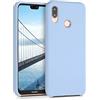 kwmobile Custodia Compatibile con Huawei P20 Lite Cover - Back Case per Smartphone in Silicone TPU - Protezione Gommata - blu chiaro matt