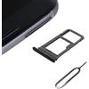 Cemobile Vassoio Supporto Porta Carta SIM Slot Scheda Micro SD di Ricambio per Samsung Galaxy S8 G950 / S8 Plus G955 (Solo per Modelli Single SIM) + SIM Card Vassoio Aperto espulsione (Nero)
