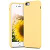 kwmobile Custodia Compatibile con Apple iPhone 6 / 6S Cover - Back Case per Smartphone in Silicone TPU - Protezione Gommata - giallo matt