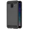 AICEK Cover Compatible Samsung Galaxy A6 2018, Nero Custodia Samsung A6 2018 Silicone Molle Black Cover per Galaxy A6 2018 Soft TPU Case (5.6 Pollici)