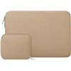 MOSISO 13,3 pollici Custodia Laptop, 13-13,3 pollici Borsa PC Compatibile con MacBook Air/Pro 13/Pro 14 M5 M4 M3 M2 M1, HP Dell Lenovo, Neoprene Borse Computer con Custodia Piccola, Albicocca