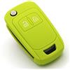 Finest Folia Finest-Folia - Custodia protettiva in silicone OE per chiavi dell'automobile, con 2 pulsanti verde lime