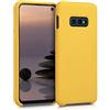 kwmobile Custodia Compatibile con Samsung Galaxy S10e Cover - Back Case per Smartphone in Silicone TPU - Protezione Gommata - miele