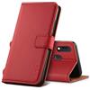 Hianjoo Cover Compatibile per Samsung Galaxy A20e, Custodia Flip Premium Protettiva Portafoglio PU Pelle Cover Compatibile con Samsung Galaxy A20e - Rosso