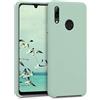 kwmobile Cover per Huawei P Smart (2019) Custodia - Back Case per Smartphone in Silicone TPU - Protezione Gommata - menta matt