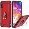 LeYi Cover per Samsung Galaxy A50 / A50S / A30S con [2 pezzi in vetro temperato] anello di supporto, doppio rinforzo difesa Bumper TPU silicone antiurto armatura custodia per Samsung A50/A50S/A30S,