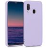 kwmobile Custodia Compatibile con Samsung Galaxy A20e Cover - Back Case per Smartphone in Silicone TPU - Protezione Gommata - lavanda