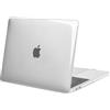 MOSISO Custodia Compatibile con MacBook Pro 13 pollici 2026 2025 2024-2016 M2 M1 A2338 A2289 A2251 A2159 A1989 A1706 A1708 con/senza Touch Bar, Case per MacBook Pro 13,3, Chiaro Cristallo