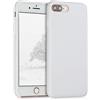 kwmobile Custodia Compatibile con Apple iPhone 7 Plus/iPhone 8 Plus Cover - Back Case per Smartphone in Silicone TPU - Protezione Gommata - bianco