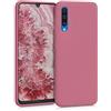 kwmobile Custodia Compatibile con Samsung Galaxy A50 Cover - Back Case per Smartphone in Silicone TPU - Protezione Gommata - rosa scuro