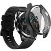sciuU Cover Protettiva compatibile con Huawei GT 2 (46mm, uscita 2019), Custodia con Protezione di Schermo in TPU Flessibile, Morbida Copertura Cornice Resistente per Smartwatch Huawei GT 2 - Nero