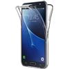 AICEK Cover Compatible Samsung Galaxy J7 2016, 360°Full Body Cover Samsung J7 2016 Silicone Case Molle di TPU Trasparente Sottile Custodia per Galaxy J7 2016