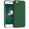 kwmobile Custodia Compatibile con Apple iPhone 6 Plus / 6S Plus Cover - Back Case per Smartphone in Silicone TPU - Protezione Gommata - verde scuro