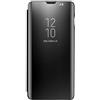 AICase Cover per Samsung Galaxy S10 Plus Custodia a portafoglio Clear View Cover Flip Case (nero)