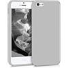 kwmobile Custodia Compatibile con Apple iPhone SE (1.Gen 2016) / iPhone 5 / iPhone 5S Cover - Back Case per Smartphone in Silicone TPU - Protezione Gommata - grigio chiaro opaco