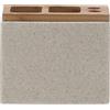 Sealskin Grace Portabicchiere per Spazzolini, Poliresina, Sabbia del Deserto, 12.3 x 10.2 x 6 cm