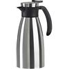 Emsa 508932 Thermos | 1 litro | Chiusura a punta rapida, impugnatura morbida | Acciaio inossidabile | Nero