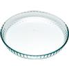 Pyrex - Stampo per torta in vetro rotondo, 24 cm