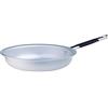 Pentole Agnelli ALMC1111BMC24 Padella Salta Pasta e Riso, Alluminio, Spessore 5 mm, con Manico Tubolare in Acciaio Inossidabile, 24 cm, Argento