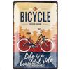Nostalgic-Art Targa Vintage Achtung - Bicycle - Beautiful Ride - Idea regalo per ciclisti, in metallo, Design retro per decorazione, 20 x 30 cm