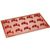 Silikomart | SF013 Stampo in Silicone per Monoporzioni TARTELLETTA, Antiaderente, 15 cavità, Confezione da 1 Stampo per Dolci, Ø 45 h 10 mm, Made in Italy
