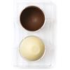 Decora 0050093 Stampo Professionale Cioccolatino Mezza Sfera Con Base, In Policarbonato, 2 Cavità, ø 75 x h 40 mm, Ideale per Realizzare Cioccolatini Lucidi, Design Professionale, Made in Italy
