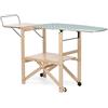 Foppapedretti Asso Postazione da Stiro, Naturale, Aperto: H 96 | P 50 | L 178 cm; Tavolo da stiro: P 49 | L 101 cm