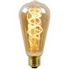 Lucide 49034/04/62 - Lampadina a filamento, vetro, 4 W, ambra