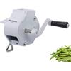 Westmark Taglia-fagiolini longitudinale con ampia apertura e supporto a morsetto da tavolo, Lame in Acciaio inox/Base in Acciaio, Bianco, 11862260