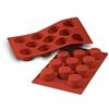 Silikomart SF022 Muffin Stampo in Silicone h28mm, Ø51mm, Rosso, S