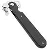 Westmark Apriscatole a Leva, Con Apribottiglie, Lunghezza: 14,9 cm, Acciaio, Original Sieger, Nero/Argento, 11212260