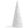 HAK Kähler Kähler Portacandele alto H19 cm Nobili da collezione, design danese, bianco