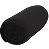 TODAY Lenzuolo con Angoli Elasticizzati, in Jersey di Cotone, 140 x 190 cm, Colore Nero, 100%, Liquirizia, 140x190