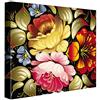 CCRETROILUMINADOS Fiori su Fondo Nero Quadro Decorativo retroilluminato, metacrilato, Multicolore, 60 X 60