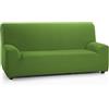 Martina Home Tunez, Copridivano elastico, Tela (50% poliestere, 45% cotone, 5% elastan), Verde, 4 Posti (240-270 cm larghezza)