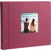 Goldbuch - Album portafoto, 60 Pagine con Pergamena, 25 x 25 cm, Fucsia, 30x25 cm