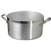 Baldassare Agnelli Pentole Agnelli Casseruola Alluminio Alta Family 2 Manici cm26 Pentole Cucina, Acciaio Inossidabile, Argento, 26 cm
