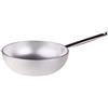 Baldassare Agnelli Pentole Agnelli ALMR1111W32 Wok Radiante con Fondo Svasato, Alluminio, Argento, 32 cm