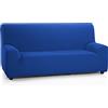 Martina Home Tunez Copridivano, Poliestere Cotone Spandex, Blu Elettrico, 2 Posti (120 a 170 cm)